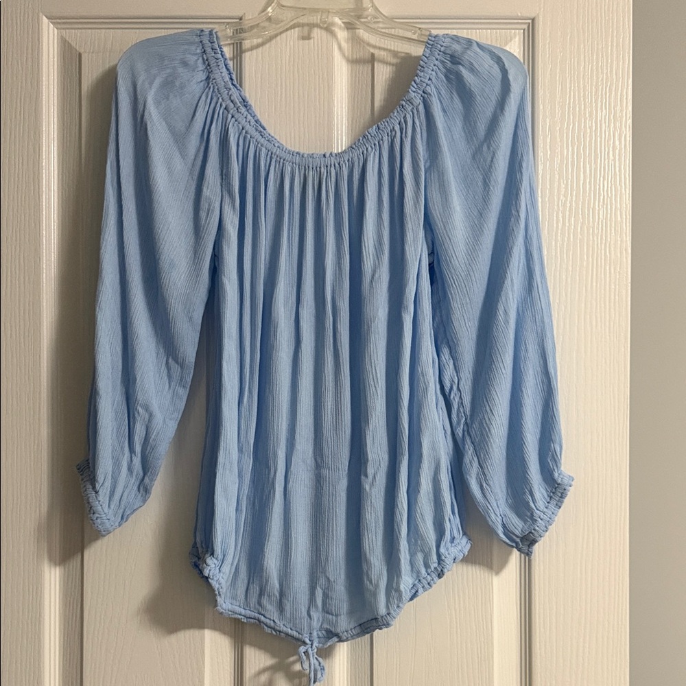 Tommy Hilfiger Sky Blue Women's Blouse